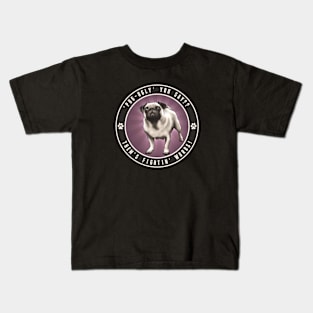 Pug Ugly - Purple Kids T-Shirt